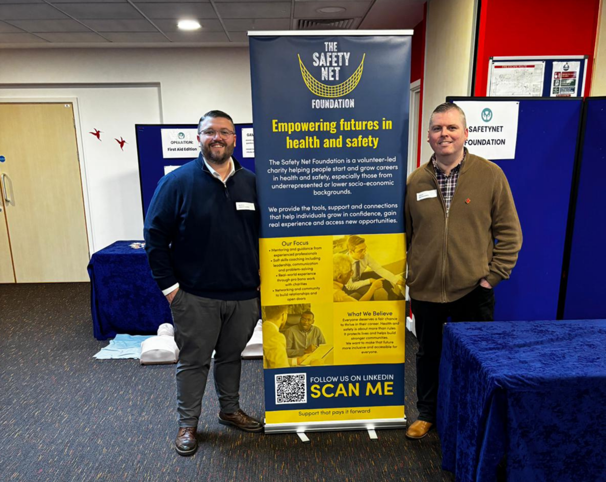 Construction safety meeting